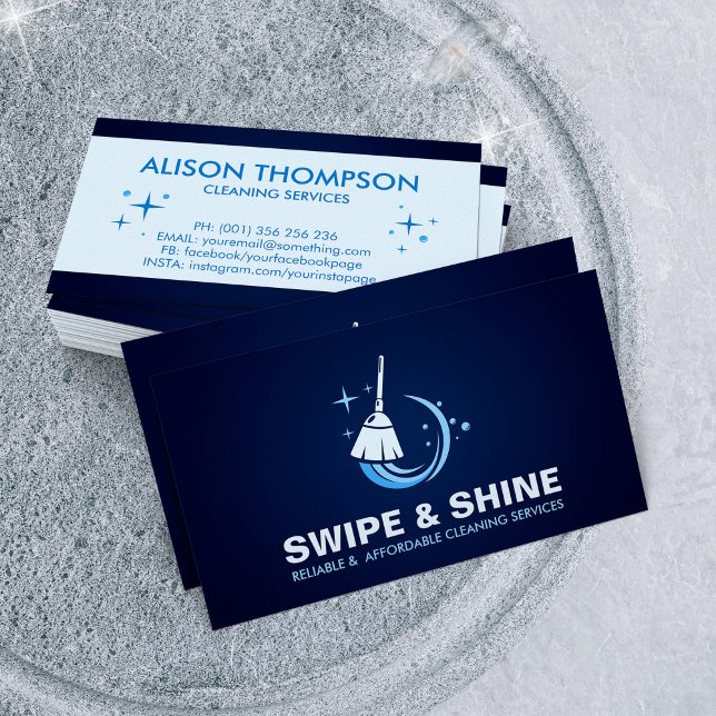 Berufliche Hausreinigung Visitenkarte (Von Creator hochgeladen)