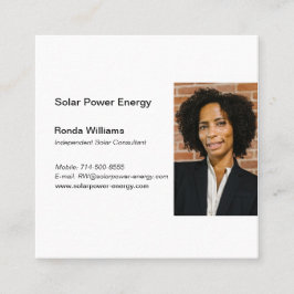 Berufliche HeadShot-Visitenkarte Telefonnummerkarte