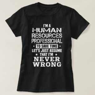 Berufliche Humanressourcen T-Shirt