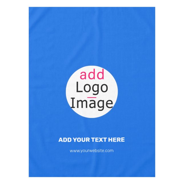 Berufliche, individuell anpassbare Markenbezeichnu Tischdecke (Vorderseite)