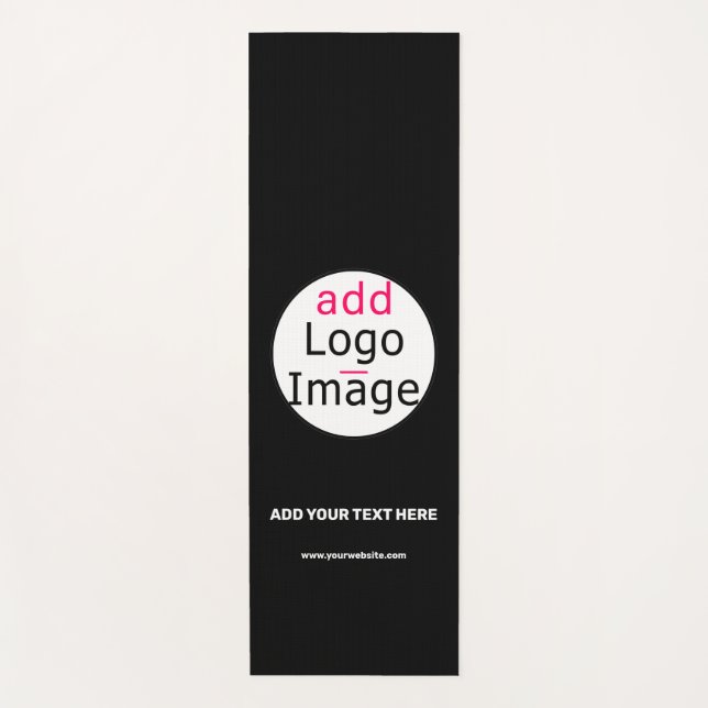 Berufliche, individuell anpassbare Markenbezeichnu Yogamatte (Vorderseite)