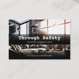 Berufliche Inspektoren der Zuhause Visitenkarte