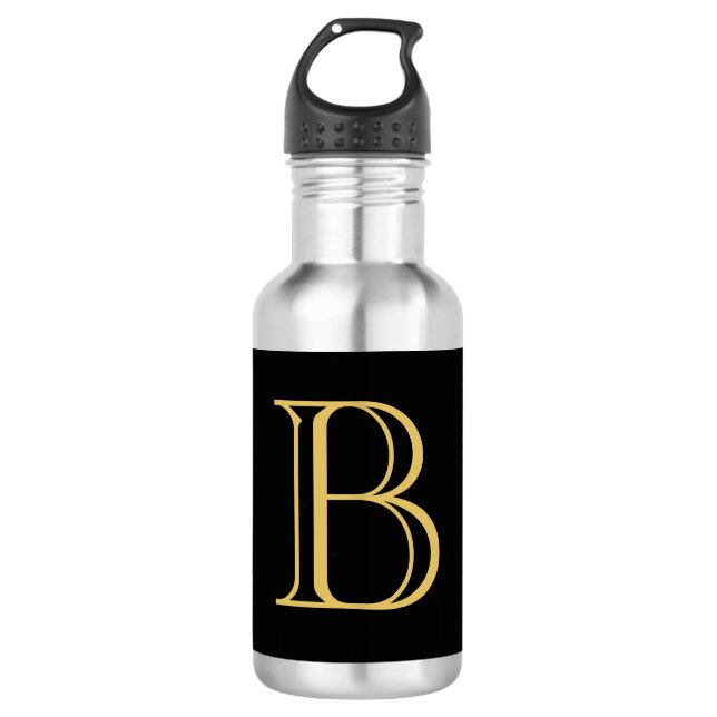 Berufliche Kalligrafie Edelstahlflasche (Vorderseite)