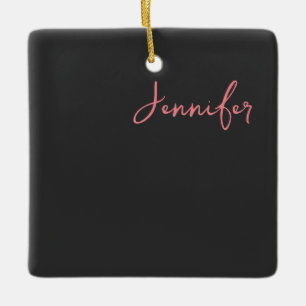 Berufliche Kalligraphie Name Minimalistisch Schlic Keramikornament