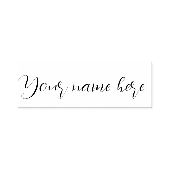 Berufliche Kalligraphie-Skriptname-Klasse Permastempel (Design)