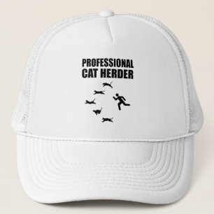 Berufliche Katze Herder Funny Herding Katzen Truckerkappe