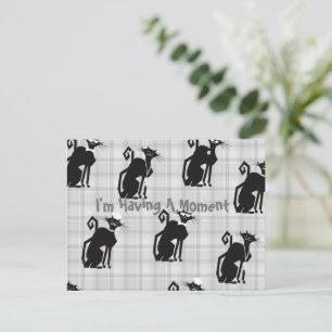 Berufliche Katzen Postkarte
