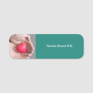 Berufliche Krankenschwester Namensschild