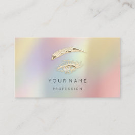 Berufliche Lashes Brows Makeup QR LOGO Visitenkarte