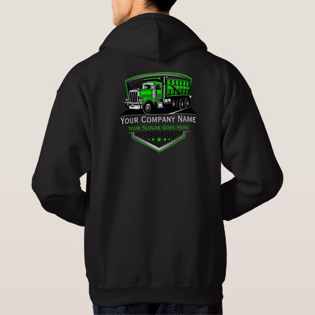 Berufliche LKW-Abschleppfirma Hoodie (Rückseite)