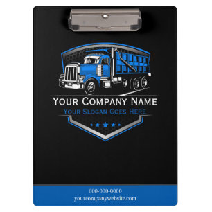 Berufliche LKW-Abschleppfirma Klemmbrett