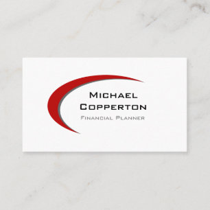 Berufliche Logo-Visitenkarte, rotes Platin Visitenkarte