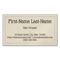 Berufliche Magnetfaser-Visitenkarte