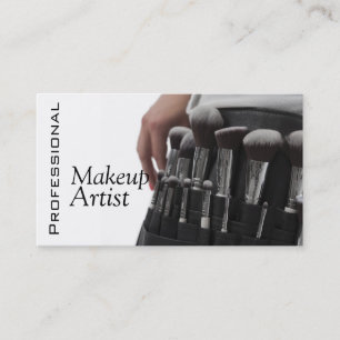 Berufliche Make-up Artist Brushes Visitenkarte