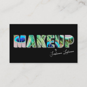 Berufliche Make-up-Künstler und Styling-Experten Visitenkarte