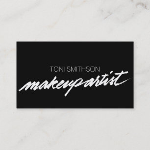 Berufliche Make-upkünstler M.U.A.-Geschäfts-Kart Visitenkarte