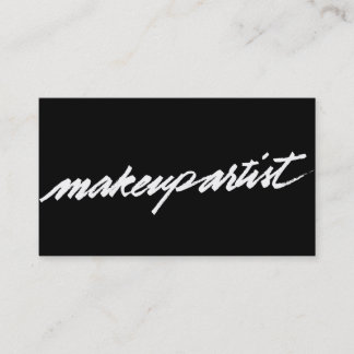 Berufliche Make-upkünstler M.U.A.-Geschäfts-Karte Visitenkarte