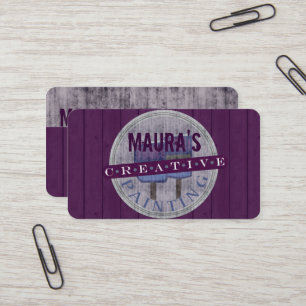 Berufliche Malergeschäftskarte Visitenkarte