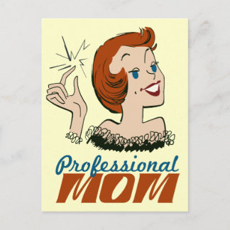 Berufliche Mama Postkarte