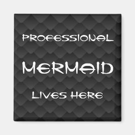 Berufliche Meerjungfrau lebt hier Magnet