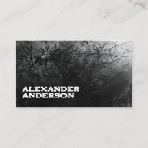 Berufliche Minimal Black Scribble