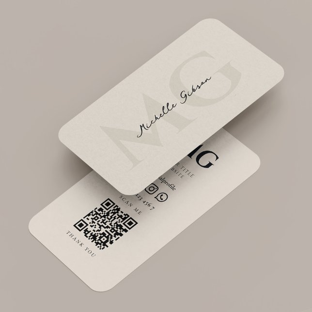 Berufliche Minimal einfache Sand Modernität Visitenkarte (Professional Minimal Simple Sand Modern Business Card
)