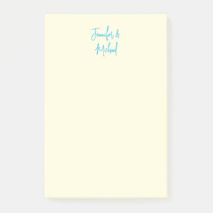 Berufliche minimalistische Kalligraphie Post-it Klebezettel