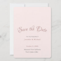 Berufliche Minimalistische Schlichte Rose Goldfarb