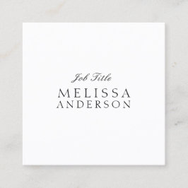 Berufliche Moderne Elegant Quadratische Visitenkarte