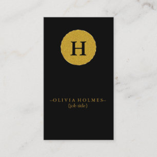 Berufliche moderne elegante schwarze visitenkarte