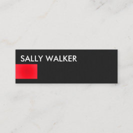 Berufliche moderne rote Minigeschäftskarten Mini Visitenkarte