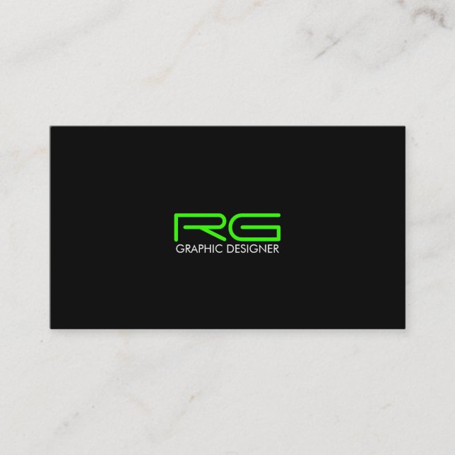 Berufliche moderne schlichte Geschäftskarte Visitenkarte (Vorderseite)