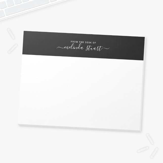 Berufliche moderne Schrift Notizblock (Von Creator hochgeladen)