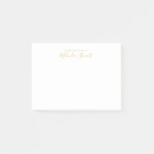 Berufliche moderne Schrift Post-it Klebezettel