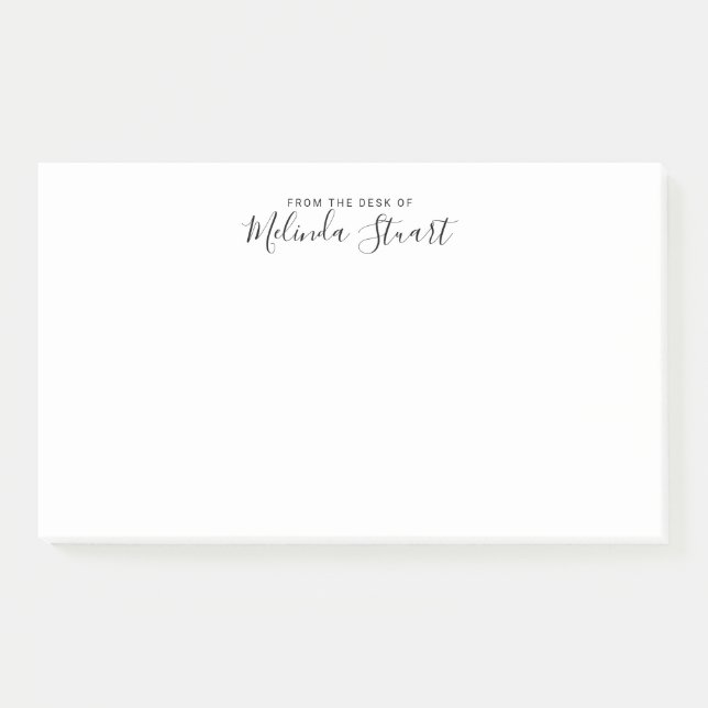 Berufliche moderne Schrift Post-it Klebezettel (Vorderseite)