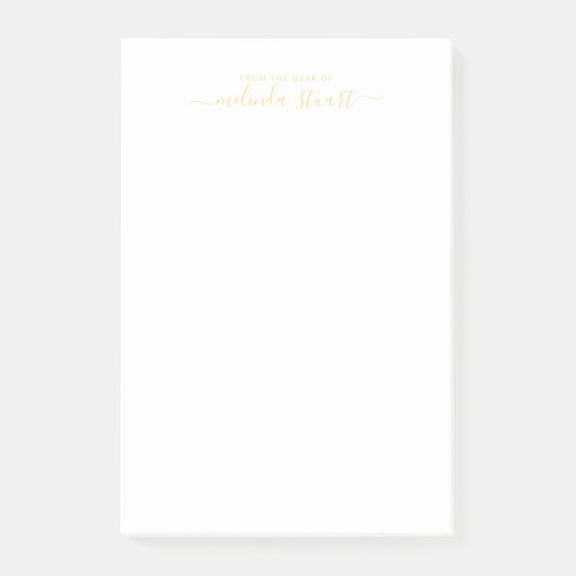 Berufliche moderne Schrift Post-it Klebezettel (Vorderseite)