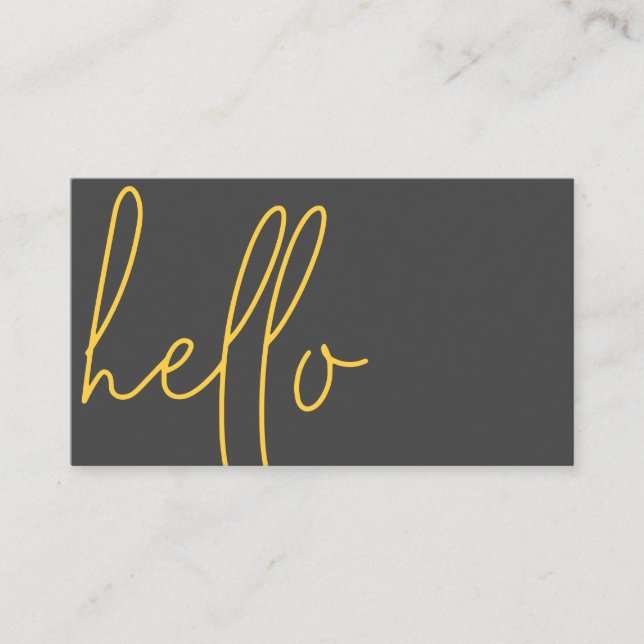 Berufliche moderne Visitenkarte (Vorderseite)