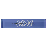 Berufliche Monogram Name Initials Schlicht Stilvol