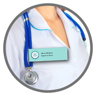 Berufliche Namensschilder für Krankenschwester Namenschild