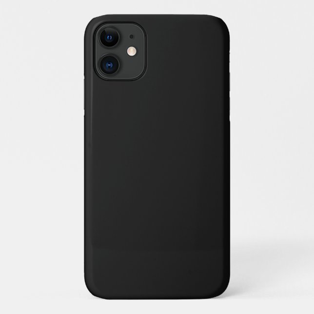 Berufliche Onyx Schwarz | Klassisches Elegant Case-Mate iPhone Hülle (Rückseite)