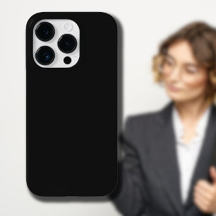 Berufliche Onyx Schwarz Klassisches Elegant Case-Mate iPhone 14 Pro Hülle