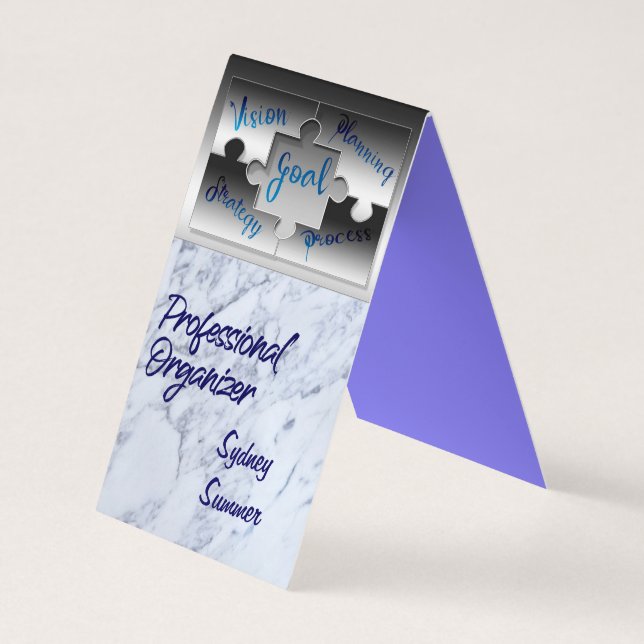 Berufliche Organisationskarte Visitenkarten (Rückseite)