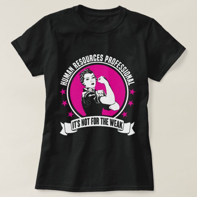 Berufliche Personalressourcen T-Shirt (Design vorne)