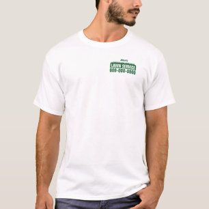 Berufliche Rasen-Service-Lichtfarben T-Shirt