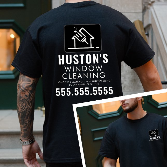 Berufliche Reinigung des Logos T-Shirt (Von Creator hochgeladen)