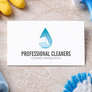 Berufliche Reinigung, Druckwäsche Visitenkarte