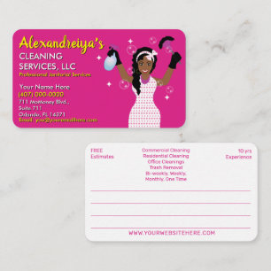 Berufliche Reinigung/Janitorial Housekeeping Serv Visitenkarte