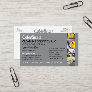 Berufliche Reinigung/Janitorial Housekeeping Serv Visitenkarte