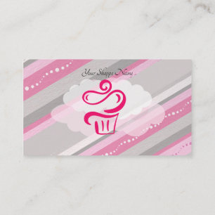 Berufliche Rosa Ice Creme Business Card Visitenkarte