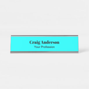 Berufliche Schlichte Moderne Elegante Schreibtischnamensplakette